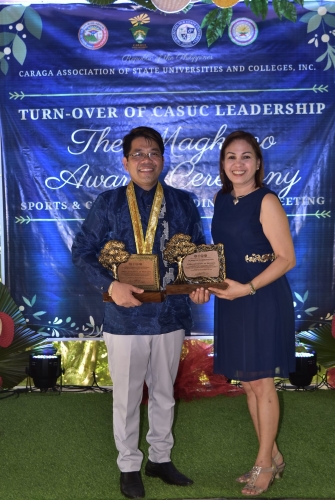 President Penaso receives Magkuno Lifetime Achievement for Leadership Award from CASUC