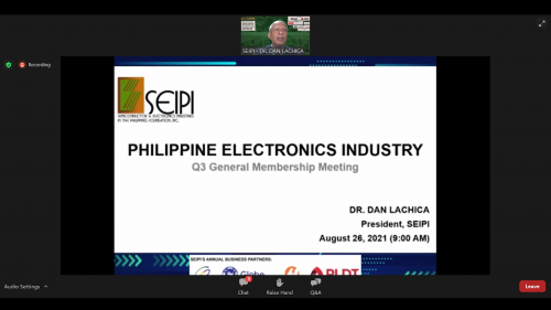 The GMM was officially opened by Dr. Dan Lachica, President of SEIPI.