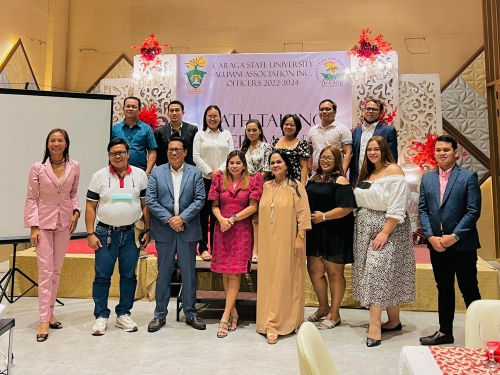 CSU Prexy Inducts CSUAAI Main Campus Officers 2022-2024