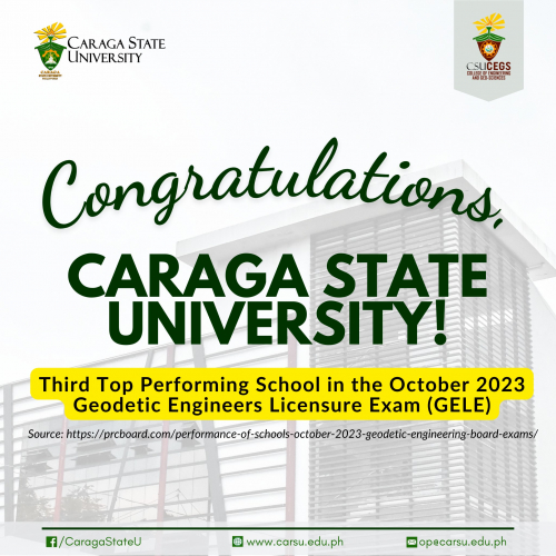CSUans devour top spots in latest Geodetic Engineering licensure exam results