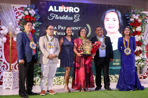 Prof. Alburo becomes the first recipient of LIKHA Presidential Award