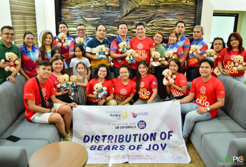 Rotary Club of Central Butuan brings Bears of Joy to CSU