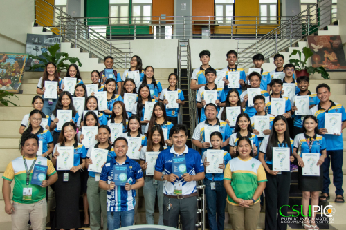 BSED Mathematics students receive books from Singaporean professor