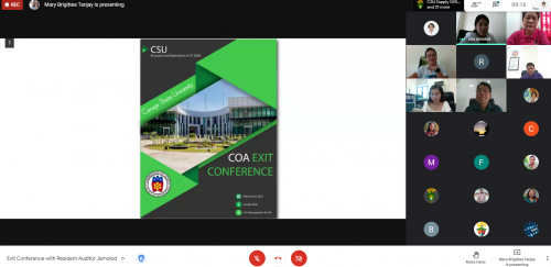 CSU and COA Ends FY 2020 with a Resounding Virtual Exit Conference