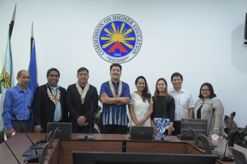 CHED Executives Grace CSU Boardroom's Blessing and Dedication