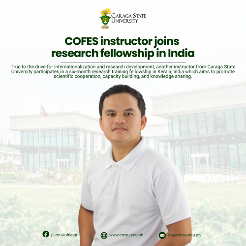 CoFES instructor joins research fellowship in India