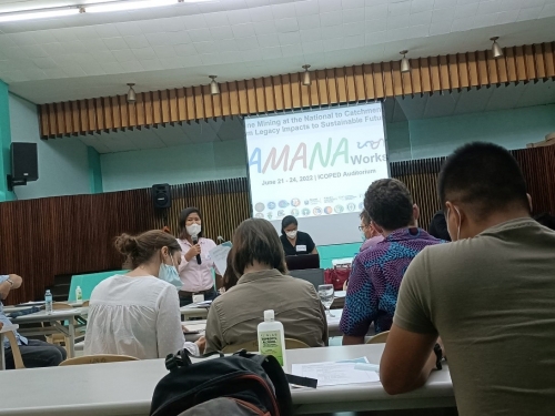 Two faculty-researchers from Caraga State University, attended the Project PAMANA: Philippine Mining at the National to Catchment Scale: from Legacy Impacts to Sustainable Futures Meeting and Workshops last June 20-24, 2022 at the University of the Philippines Los Banos, College, Laguna.   Dr. Sherryl L. Paz and Ms. Meycel C. Amarille were invited to be part of the implementation of the project PAMANA as research collaborators/technical consultants. The two faculty researchers attended a week-long capacity-