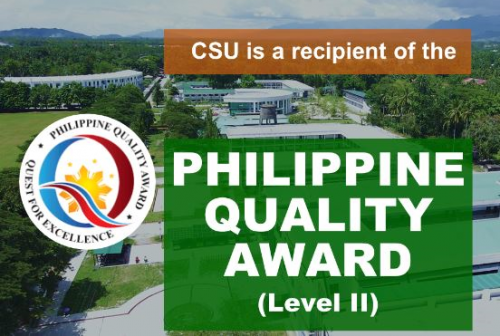 Caraga State University recipient of PQA Level 2 Proficiency in Quality Management