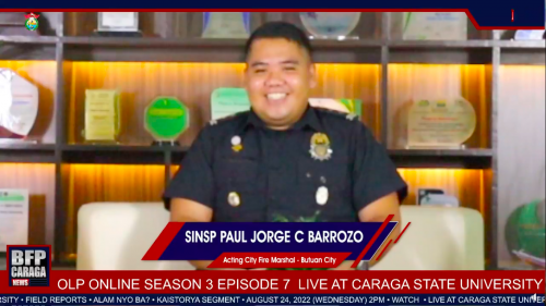 BFP Caraga conducts Oplan Ligtas na Pamayanan at CSU