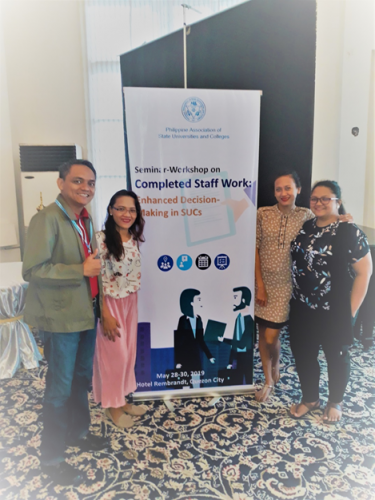 OPD Director & OUB Secretary attend Seminar-workshop  on Completed Staff Work: Enhanced Decision-Making in SUCs