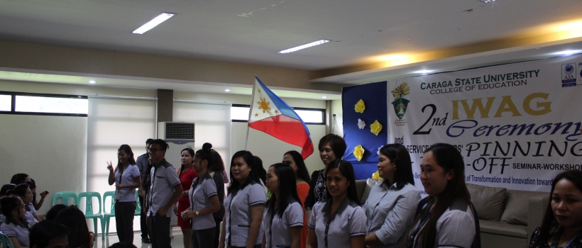 Pinning and Take-Off Ceremony