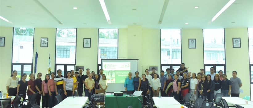GAD forwards gender-responsiveness in National Disaster Month