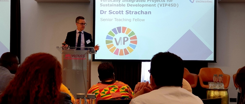 Dr. Scott Strachan, Senior Teaching Fellow at the University of Strathclyde, Glasgow, United Kingdom was the plenary speaker of the first day of the conference.