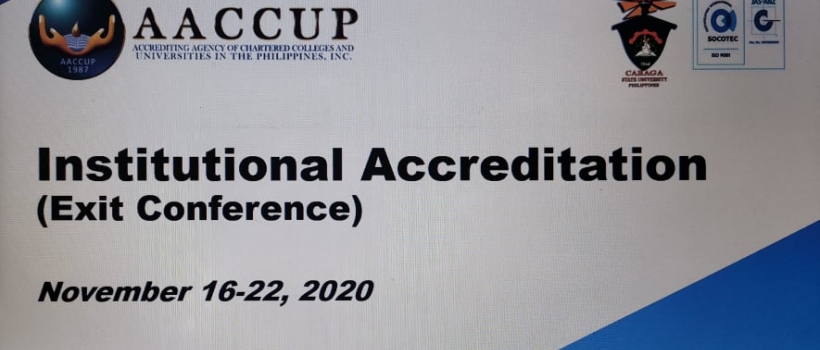 CSU’s AACCUP Institutional Accreditation Remarkably Ends