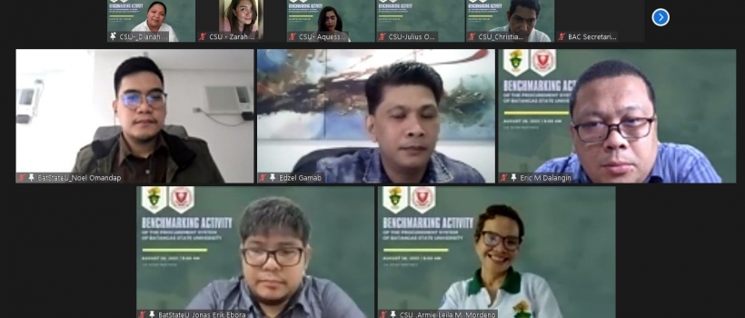CSU Benchmarks Procurement Processes of Batangas State University
