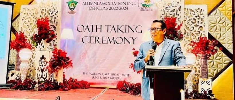 CSU Prexy Inducts CSUAAI Main Campus Officers 2022-2024
