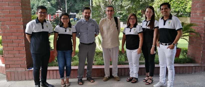 CSU Mathematics Department faculty members  with the speakers from Europe, Prof. Youcef Mammeri of Université de Picardie Jules Verne, Amiens, France, and Prof. Joaquim Correia of Universidade de Évora, Evora, Protugal.