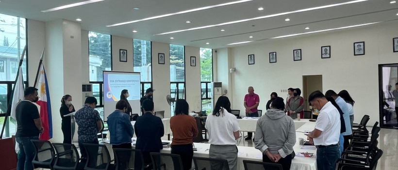 COA holds entrance conference; reiterates guidelines and provisions on deliverables