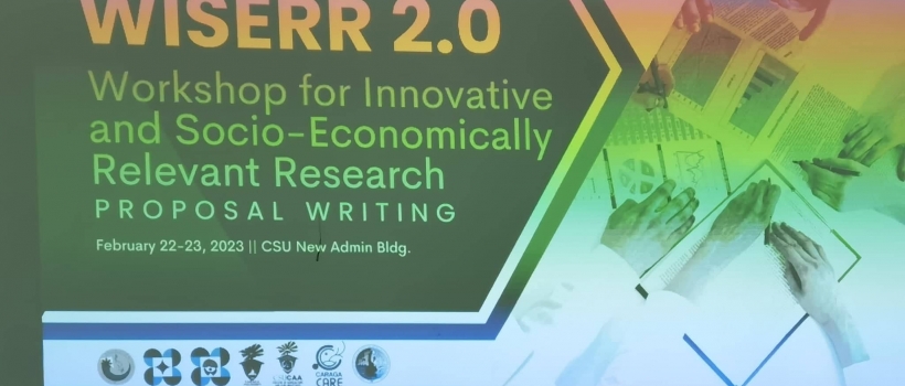 Workshop for Innovative and Socio-Economically Relevant Research (WISERR) Proposal Writing 2.0