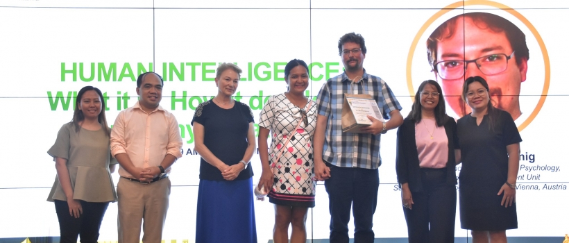 CHASS boosts research and extension engagement through Human Intelligence forum with Dr. Pietschnig