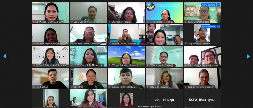 AACCUP visits CMNS, CHASS, and GS for program accreditation