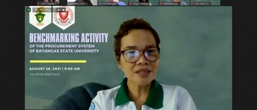 CSU Benchmarks Procurement Processes of Batangas State University