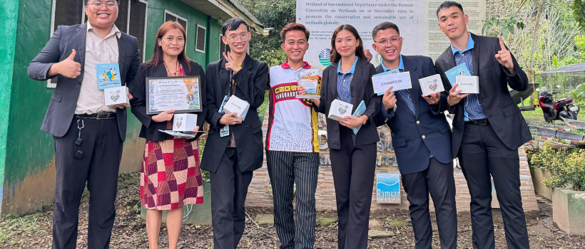 Golden Paddlers earn top 2 prizes in wetland conservation pitching