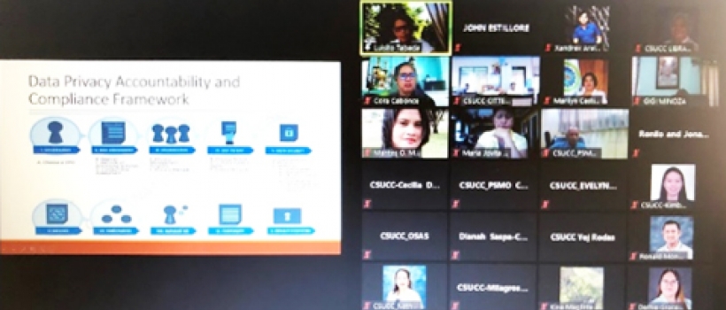 CSU Conducts Series of Webinar on Data Privacy Act of 2012