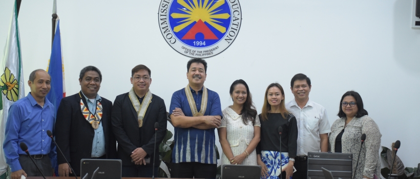 CHED Executives Grace CSU Boardroom's Blessing and Dedication