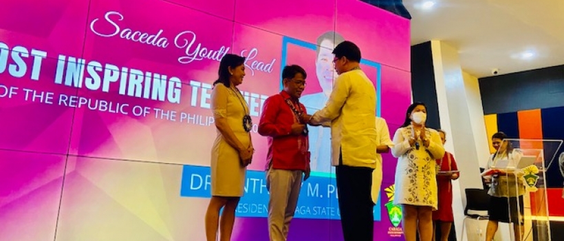Saceda Awards MIT to CSU President