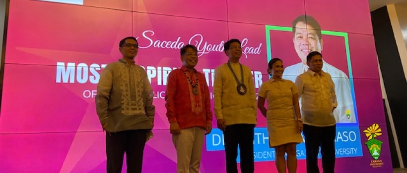 Saceda Awards MIT to CSU President