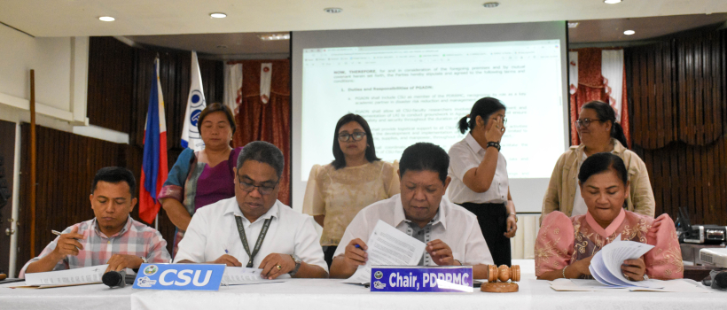 CSU, Agusan del Norte collaborate to improve disaster resilience and management