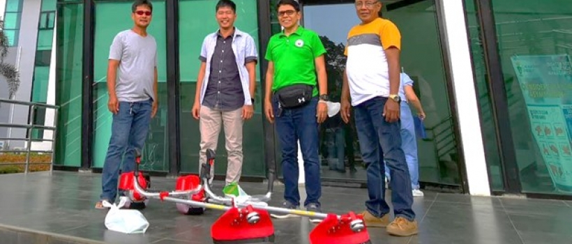 Office of the Congressman Jose "Joboy" Aquino II Donates Grass Cutter to Caraga State University