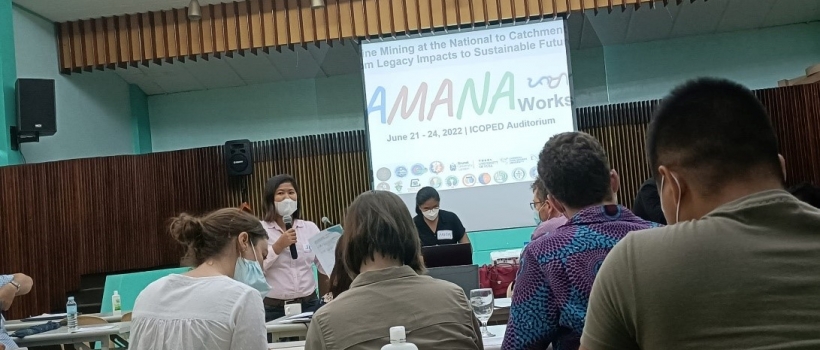 Two faculty-researchers from Caraga State University, attended the Project PAMANA: Philippine Mining at the National to Catchment Scale: from Legacy Impacts to Sustainable Futures Meeting and Workshops last June 20-24, 2022 at the University of the Philippines Los Banos, College, Laguna.   Dr. Sherryl L. Paz and Ms. Meycel C. Amarille were invited to be part of the implementation of the project PAMANA as research collaborators/technical consultants. The two faculty researchers attended a week-long capacity-