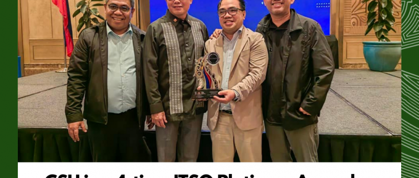 CSU obtains its 4th ITSO Platinum Award