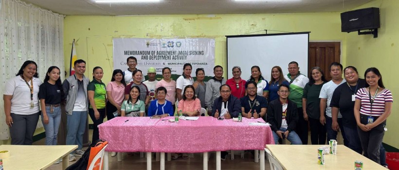 CSU shares Sago Extracting Machine innovation with Esperanza farmers