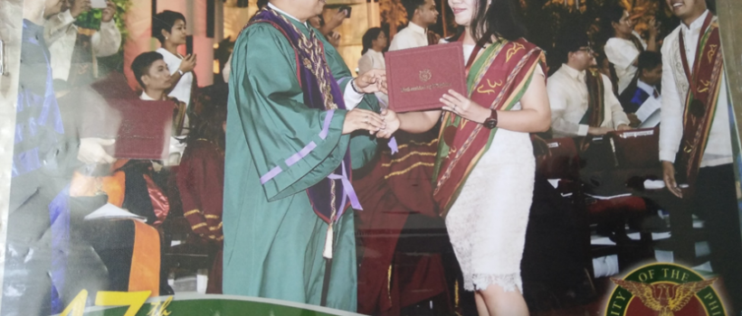CSU’s Envi Sci Faculty 2nd Top in Academic Achievement Award at UPLB’s 2019 Graduation Ceremony
