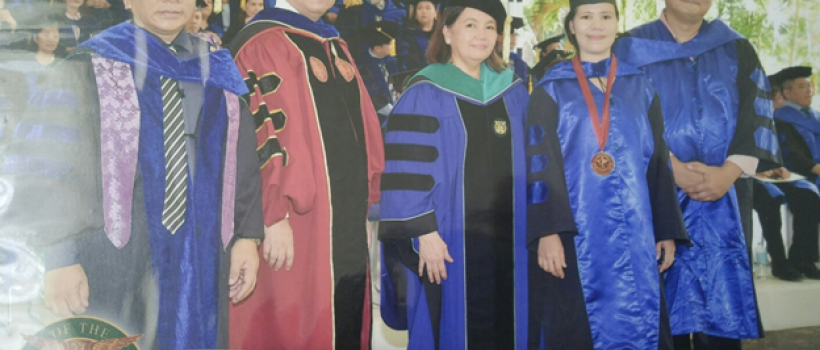 CSU’s Envi Sci Faculty 2nd Top in Academic Achievement Award at UPLB’s 2019 Graduation Ceremony