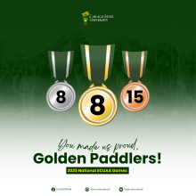 Golden Paddlers cap 2025 National SCUAA Games with 31 medals