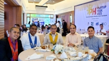 CSU President Daguil with TTLO and Navigatu hold together at TBI Summit