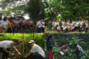 Butuanon Balikbayan plant trees at CSU Eco-Park